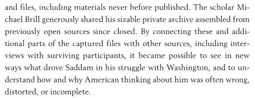 When you start Steve Coll’s new book and see your friend @michaelpbrill mentioned in the introduction. So cool! Make sure to check out Michael’s incredible research on Iraqi history and politics @ccasGU