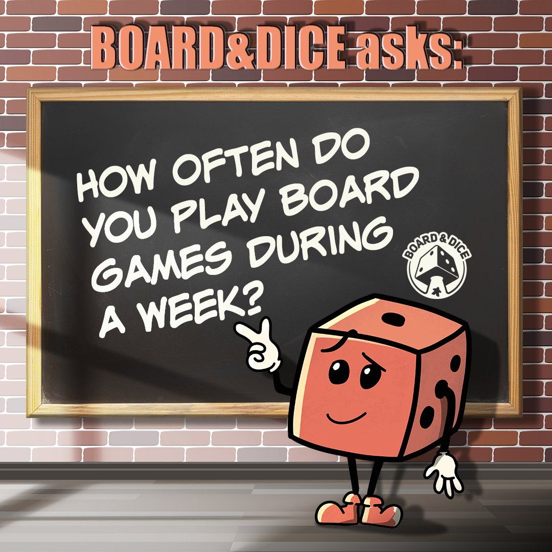 Let’s start the weekend with a chat, shall we? Tell us - how often do you play board games during a week? 🎲