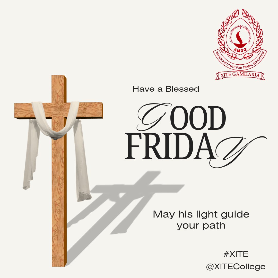 This Good Friday, as we reflect on themes of sacrifice, renewal and hope, let's also consider the path to personal growth and enlightenment.
At XITE College, we believe in nurturing minds and spirits towards achieving their highest potential.
#XITEAdmissions #TransformYourFuture
