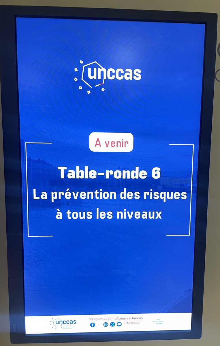 Présent au congrès de l’UNCCAS au Havre, pour échanger sur la « gestion des crises et la place des CCAS » dans les dispositifs opérationnels. @Alfortville_94 @jokienzlen