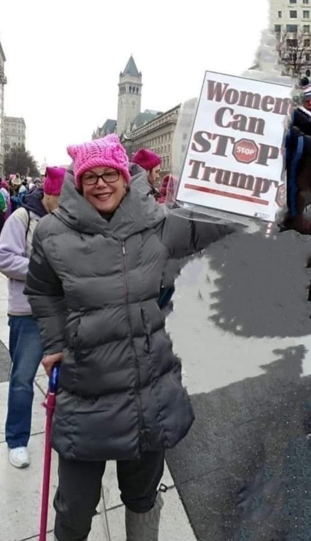 DebK713's tweet photo. @Kat4Obama @dareone61army #WomenCanStopTrump 
#StrongerTogether 🌊🌊🌊 https://t.co/q6J8NUSQ3y