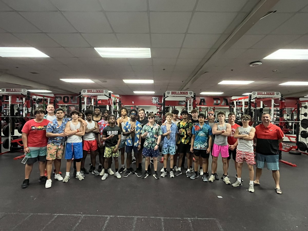 1st Period Spring Break Beach Workout in The Dawg Pound was a success! Send em off ready for the beach! Let’s Go!!!! #FAMILY #NORTH #BeADawg #SpringBreak