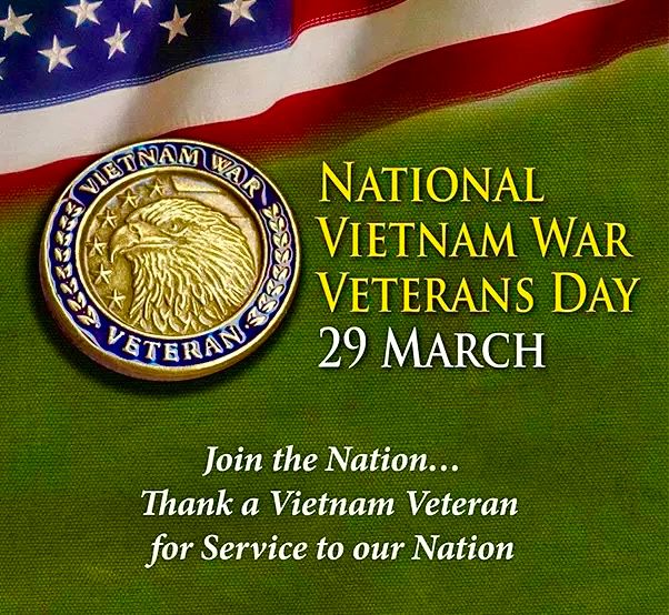 TODAY IS VIETNAM VETERANS DAY May we show these veterans the respect they deserve, but rarely received when they returned home.