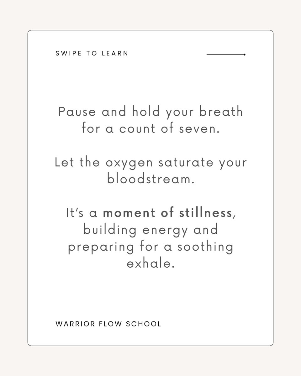 warriorflows's tweet image. Discover the 4-7-8 Breathing Technique, a powerful tool to combat anxiety, enhance sleep, and manage stress.

Try it out and share your thought with us!

#WarriorFlow #WarriorFlowSchool #YogaForCommunityOutreach