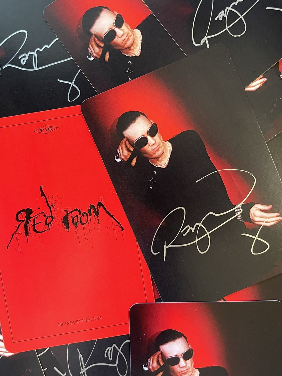 Get an autographed card in the first 1,000 CDs of Red Room, the new PIG album Out May 17th on @MetropolisRec Order at pigindustries.bandcamp.com