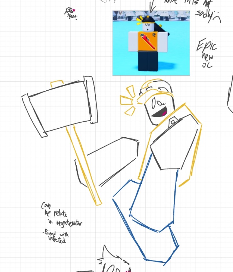 Ka_fasila's tweet photo. Silly guy that work with builderman
#oc
#roblox
#robloxoc
#builderoc https://t.co/PjfwPWh5P1