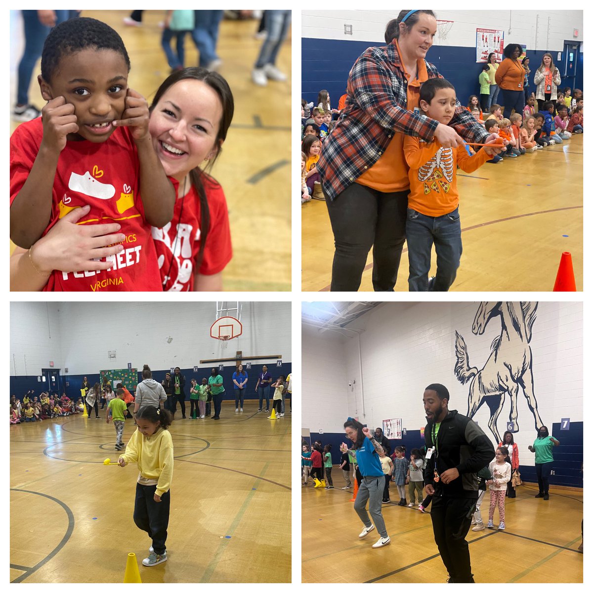 Our first annual Mustang Missions Pep Rally was a huge success! We did an Easter Egg relay, Hula Hoop Challenge, and lots of dancing! Love building teamwork and promoting self belonging! ❤️🧡💛💚🩵💙💜#pembrokepride <a href="/BethBianchi/">Beth Bianchi</a> <a href="/Mrs_StephLopez/">Stephanie Lopez</a> <a href="/amwetmore/">Amie Wetmore</a>
