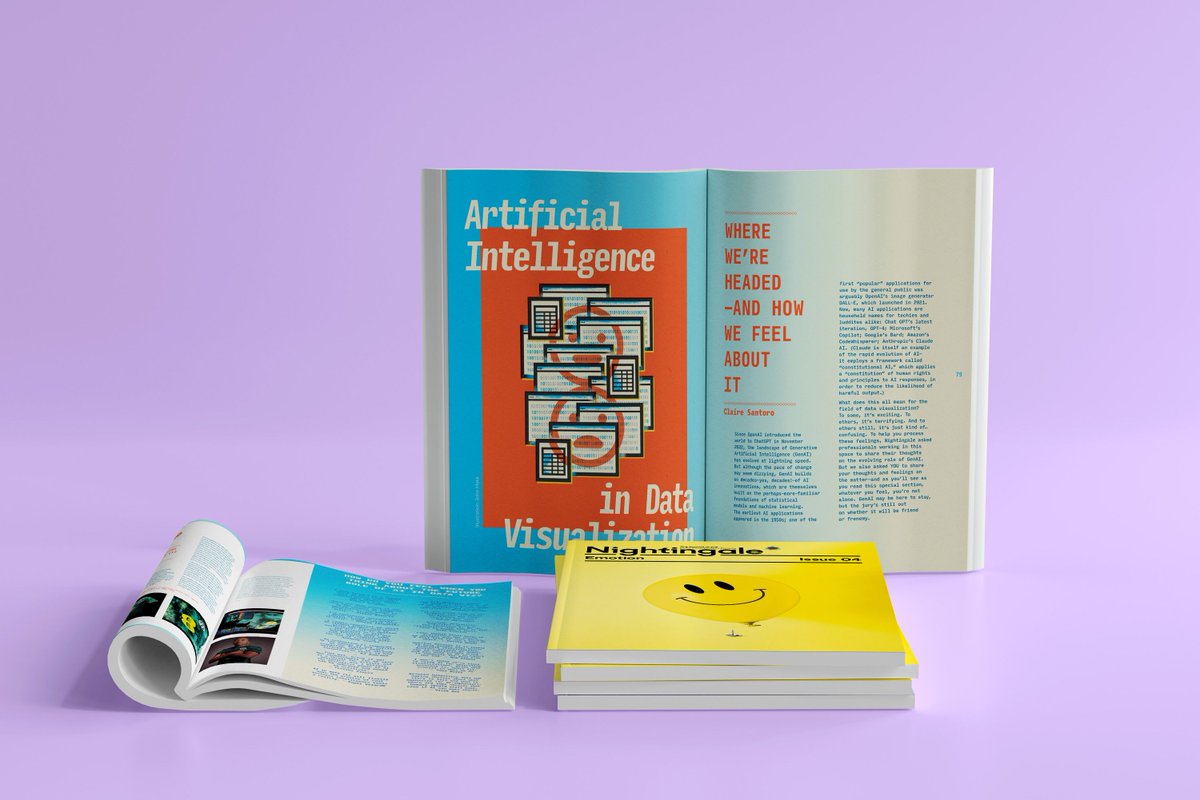 Nightingale Mag. Issue 4 also features an special 12-page section on our feelings about GenAI. Yes, everyone’s talking about it, but now you get some inside perspective from leaders in the field of dataviz! Get yours: shop.datavisualizationsociety.org