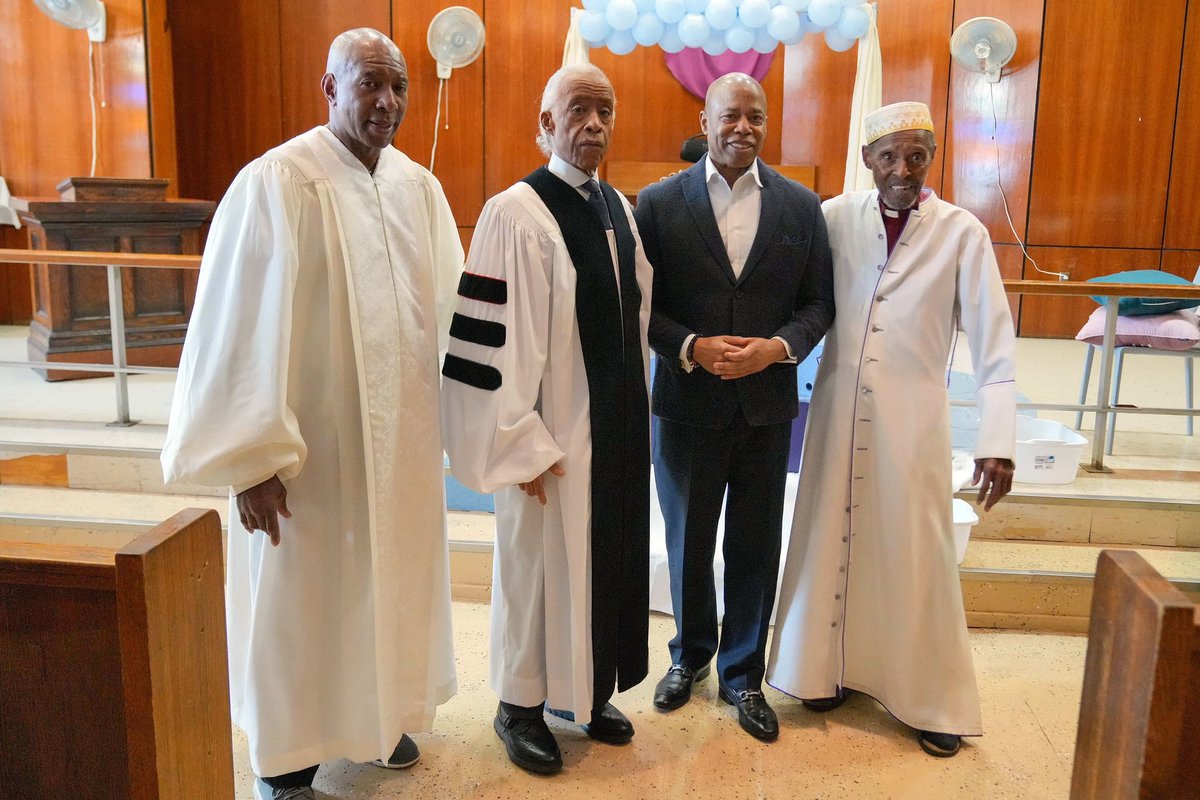 Contact:  REV. AL SHARPTON AND REV. HERBERT DAUGHTRY REBAPTIZE MAYOR ERIC ADAMS, 11 RIKERS ISLAND DETAINEES ON GOOD FRIDAY Rev. Sharpton to Detainees: One Can Be Redeemed, Resurrect Yourself to Overcome Any Past Misdeeds   @TheRevAl, Founder and President of the National