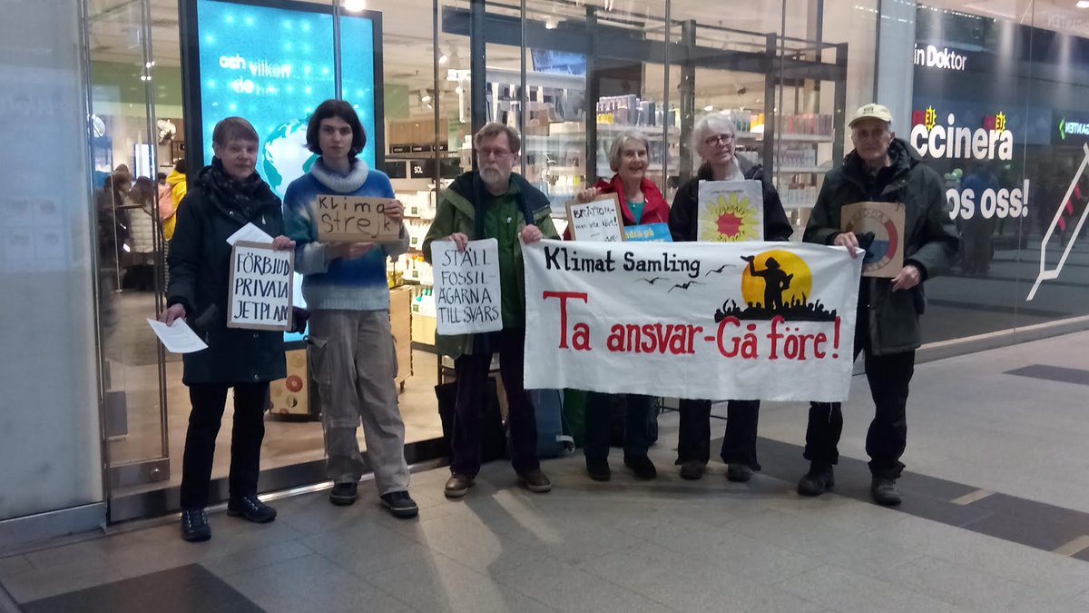 #FridaysForFuture i Göteborg i Nordstan 29 mars. @FFF_goteborg