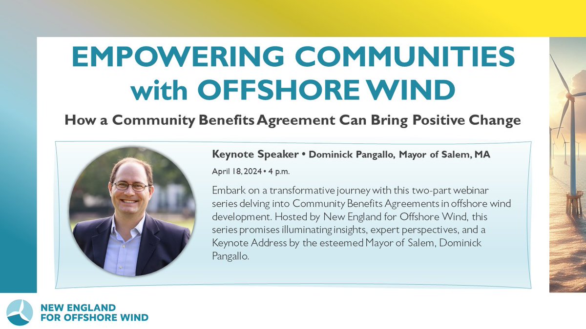 We are delighted to welcome @dspangallo as the Keynote for our upcoming 2-part webinar series on #Community Benefits Agreements. Learn more and register-> tinyurl.com/NE4cbaReg
