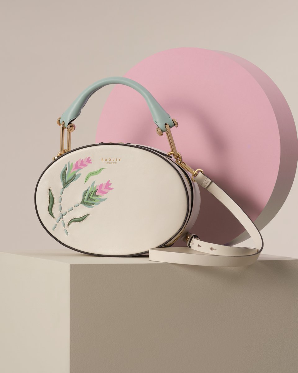 We found the perfect spring events bag: Basil Street Floral. Our signature rounded canteen shape adorned with inlaid leather flowers. bit.ly/4coLGKH