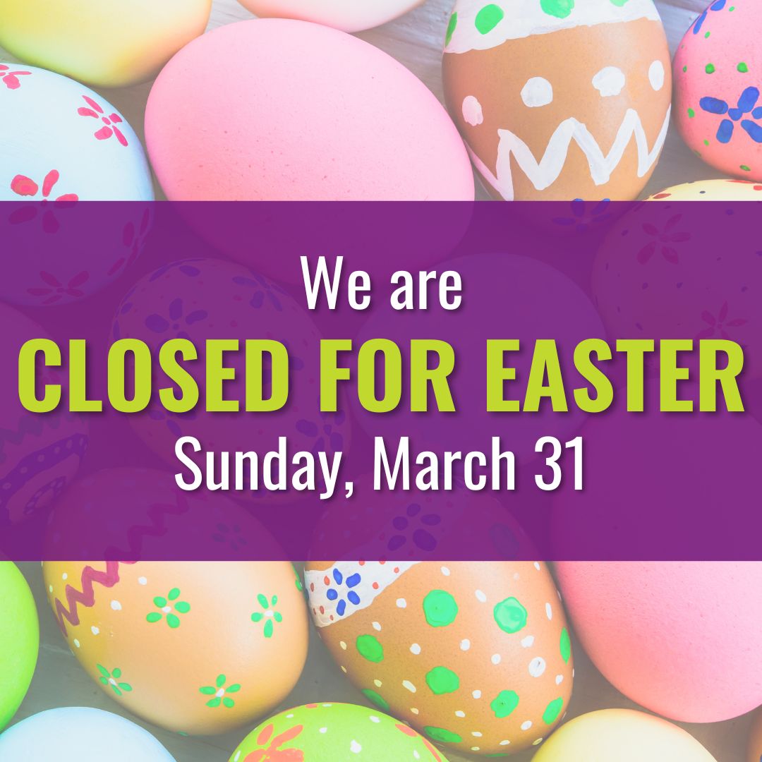 The Science Center of Iowa will be closed this Sunday, March 31 for Easter. See you next week!