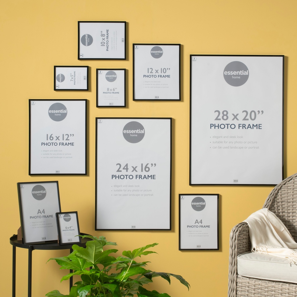 Frame your memories in style with our collection of sleek black photo frames!🔲✨

Available in a variety of sizes, they're perfect for any photo from family photos to holiday snaps! Why not grab a few different sizes and have a go at creating your very own gallery wall!📸
