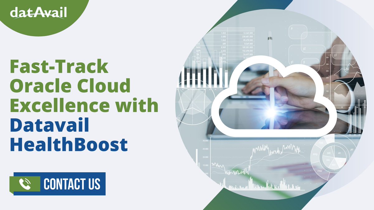 Datavail HealthBoost is a rapid assessment service package with a fixed cost & fixed term, explicitly designed to help customers get to their Oracle applications & cloud journey. bit.ly/3IUB7l4 #oracle #oraclecloud #cloud #cloudservices #oracleapplications #cloudjourney
