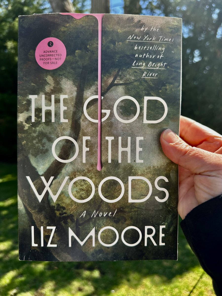 THE GOD OF THE WOODS by @LizMooreBooks is an absolute page-turner. Loving every page. 🌲🌲#fridayreads @riverheadbooks #mystery #thriller #booktwt #familysaga Pre-order this one asap.