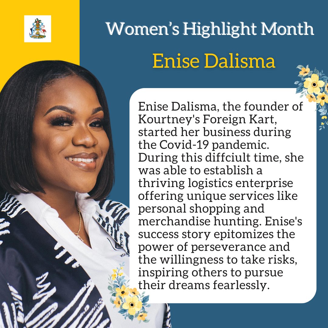 Meet Enise Dalisma, the visionary owner of Kourtney's Foreign Kart. Her journey from the Bahamas to South Florida has been marked by resilience and determination. Despite facing hardships, Enise defied the odds and pursued her dreams.