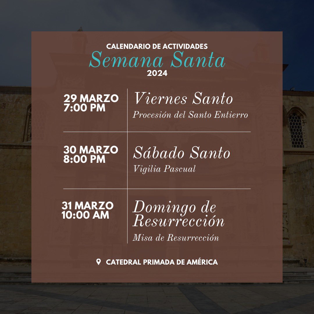 ¡Descubre la magia de la Semana Santa en la Zona Colonial de Santo Domingo! Del Domingo de Ramos al Domingo de Resurrección, las calles empedradas y monumentos históricos cobran vida con fervor religioso y expresiones artísticas para toda la familia.