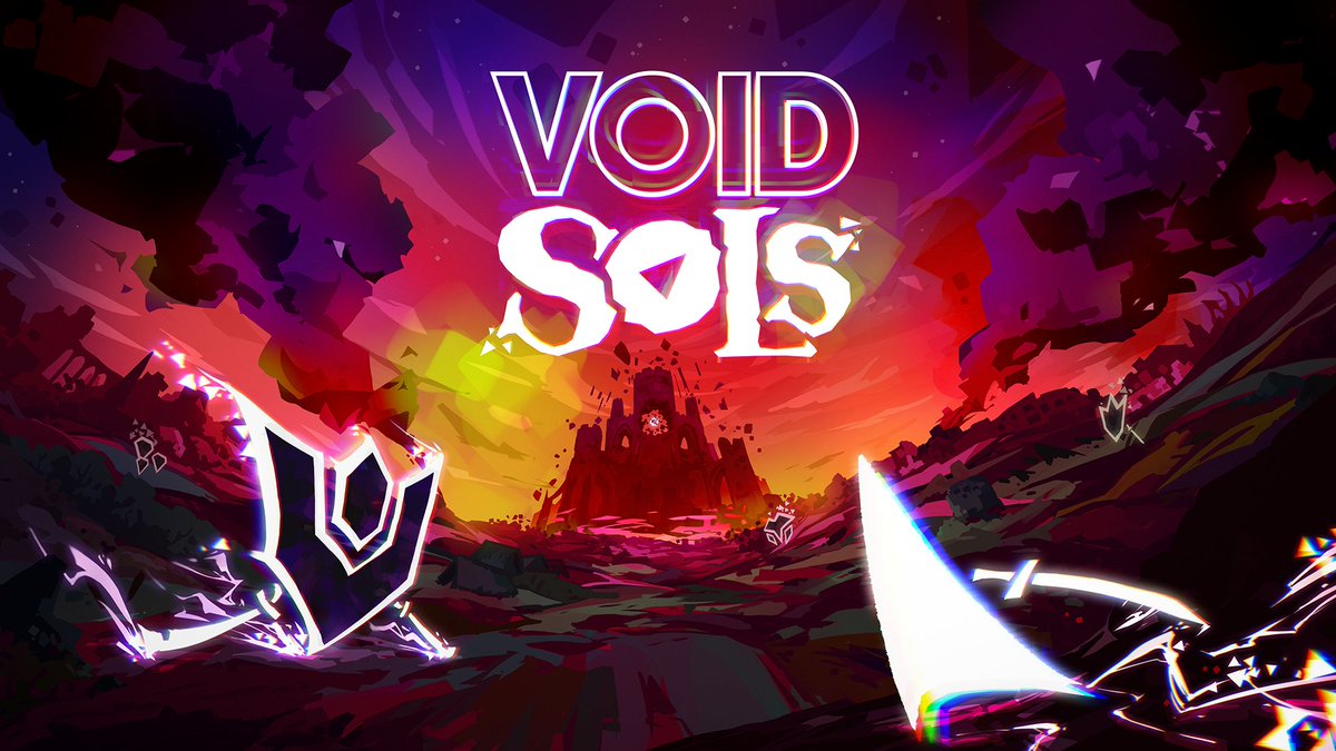 Yoooo! I've been helping out the wonderful folks at @finitereflect and @ModernWolfLtd with their new game Void Sols - and given it's ✨just been announced✨ I figured I'd go through how I put together their key art!