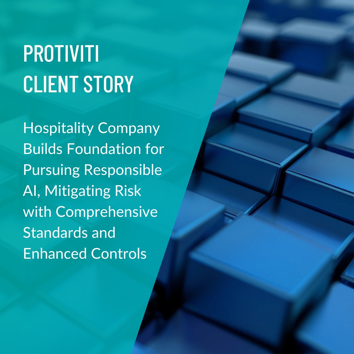 Protiviti's tweet image. A global hospitality company is well positioned to leverage the latest AI technologies after hiring Protiviti to establish and implement a comprehensive AI governance standard. Read our latest client story: ow.ly/jvrw50R4nnF #ProtivitiTech #ClientStory