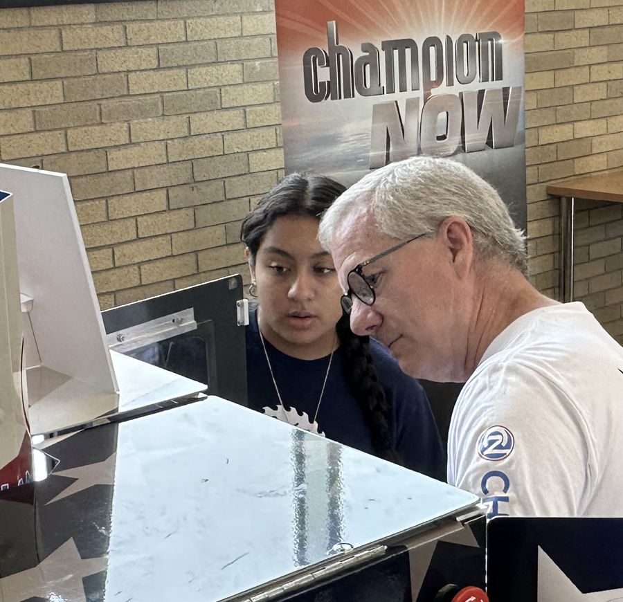 ctemag's tweet photo. How can we get more young people introduced to manufacturing earlier in the game? CAMP CHAMP and its tabletop CNC machines just might have the answer. https://t.co/bePrkSS93u #CTEplus #machiningmetal https://t.co/Dawm0zMqh5