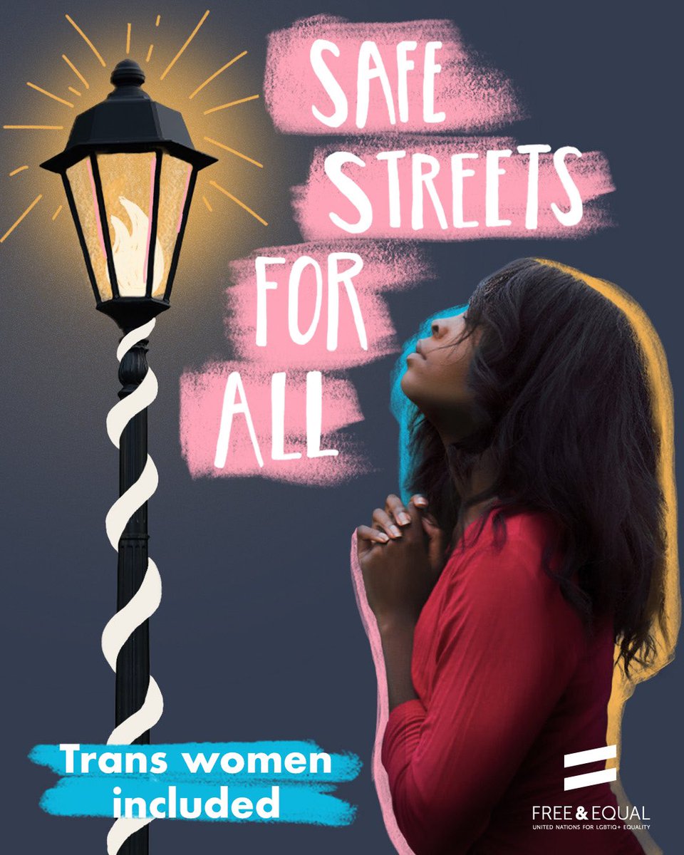 #Trans people, particularly trans women, are more likely to experience hate-based violence than their peers, facing serious risks to their safety in public spaces. Streets should be safe for everyone – trans women included! #TransVisibilityWeek