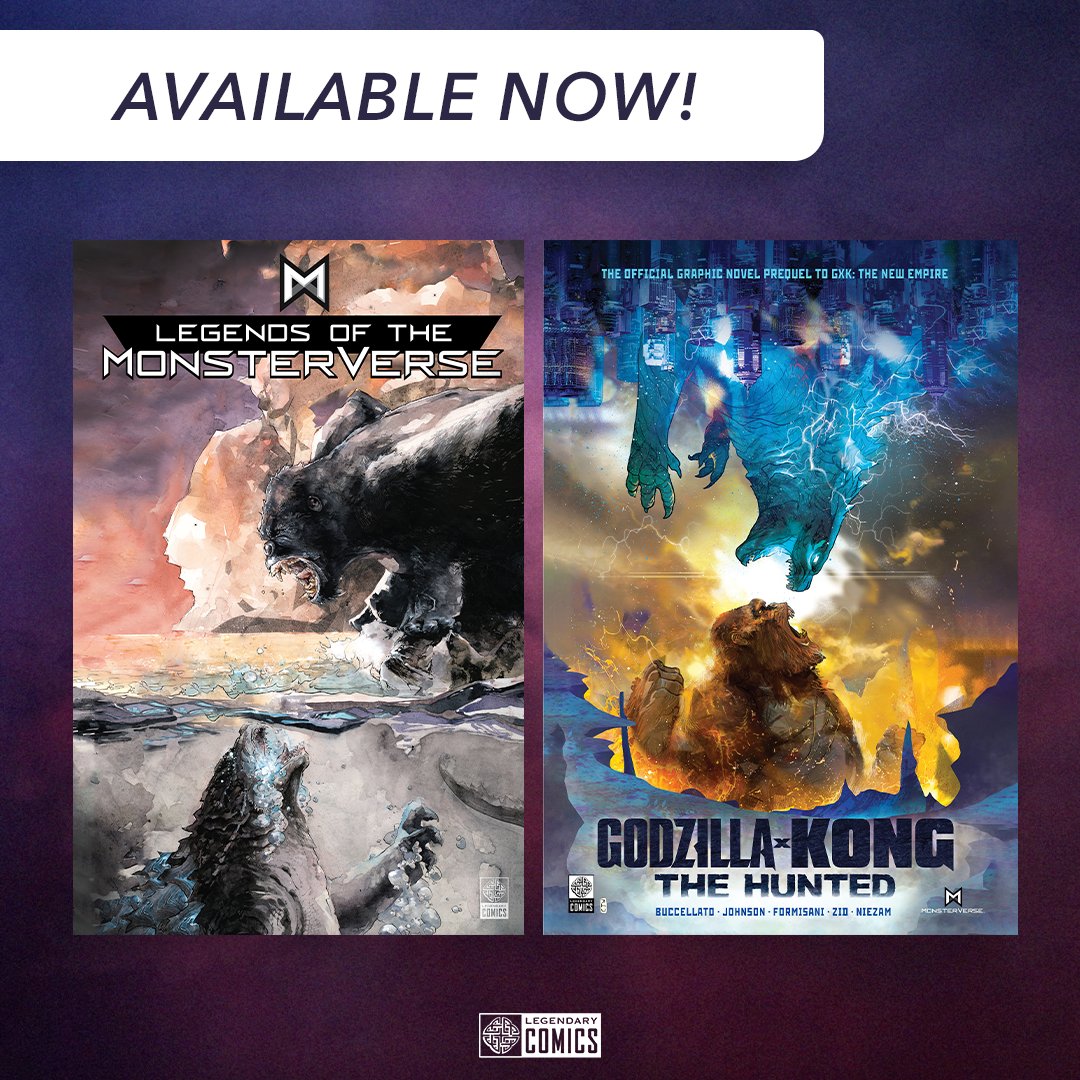 Check out Godzilla x Kong: The New Empire in theaters today! And get more #Monsterverse with the LEGENDS OF THE MONSTERVERSE Omnibus and GODZILLA x KONG: THE HUNTED, available wherever books are sold!
#GodzillaXKong