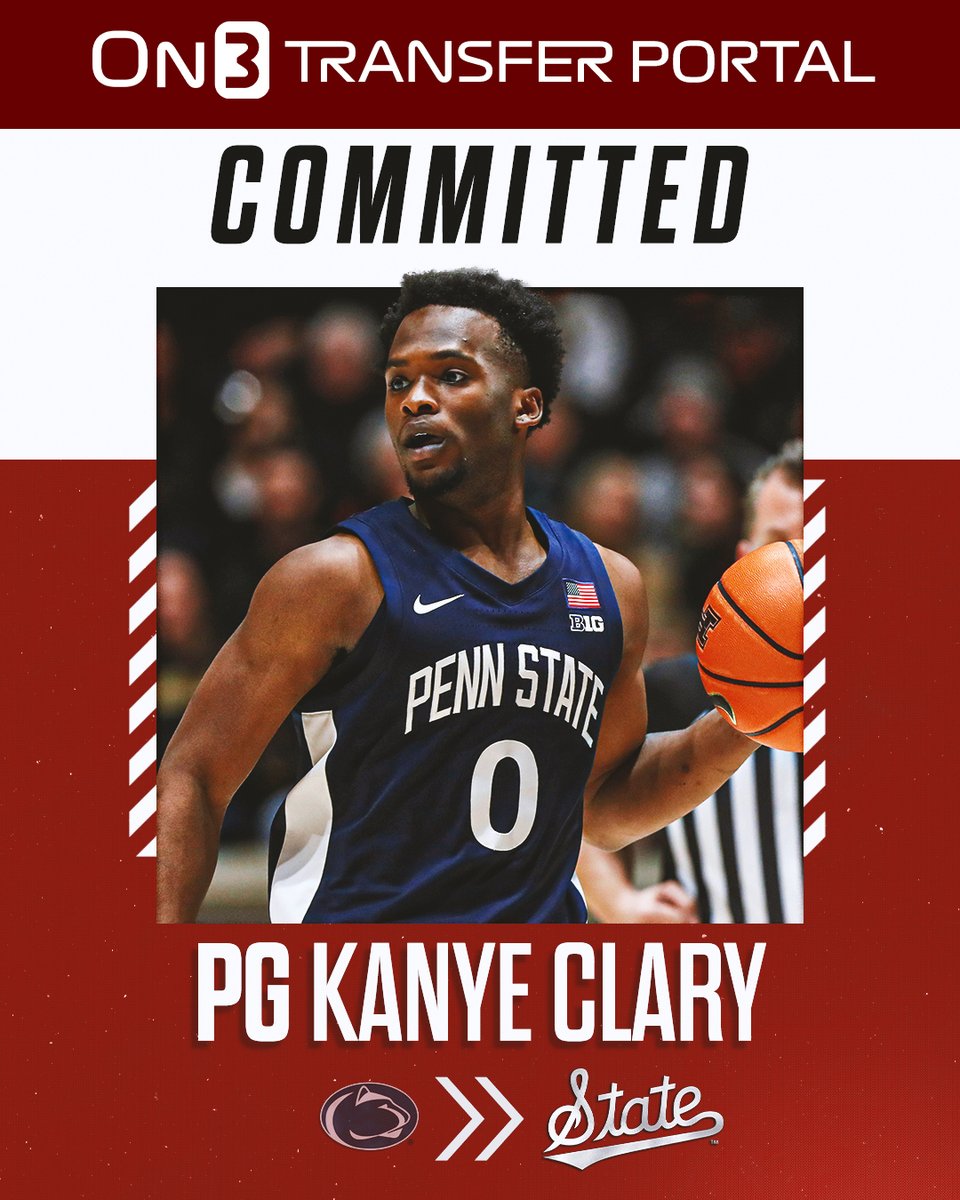 JUST IN: Mississippi State lands guard Kanye Clary out of the transfer portal to begin portal class. MORE: on3.com/teams/mississi…