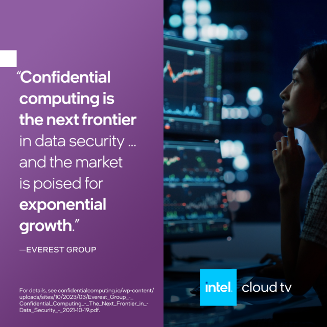 Help your customers embrace confidential computing at application and VM levels with the latest Intel security technologies—designed to better protect sensitive data, workloads, and code in use. #IntelCloudTV #ConfidentialComputing #IAmIntel bit.ly/43FVNH3