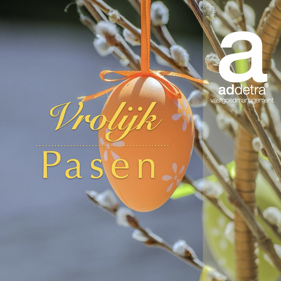 Addetra's tweet image. Vrolijk Pasen!

#addetra #splitsen #splitsingsvergunning #omgevingsvergunning #woningdeelvergunning #kamerverhuurvergunning #projectmanagement #splitsing #woning #pand #huurpuntentelling #huurprijscheck #WWS