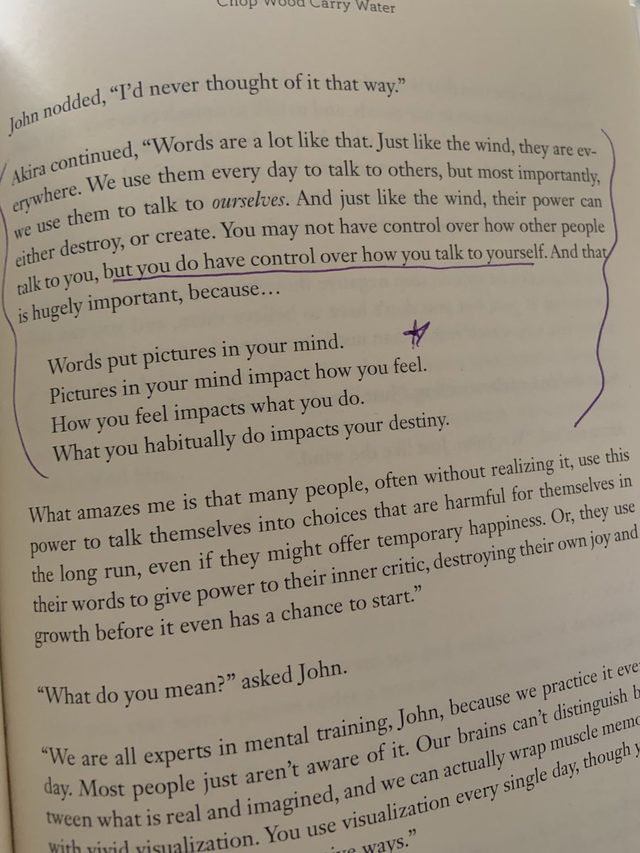 Learning so much about self discipline and resilience from Chop Wood, Carry Water, the @TALAS_EPTX book study selection this year. Reminds me of Mr. Miyagi and his “wax on, wax off”. @JoshuaMedcalf @SISD_Herrera