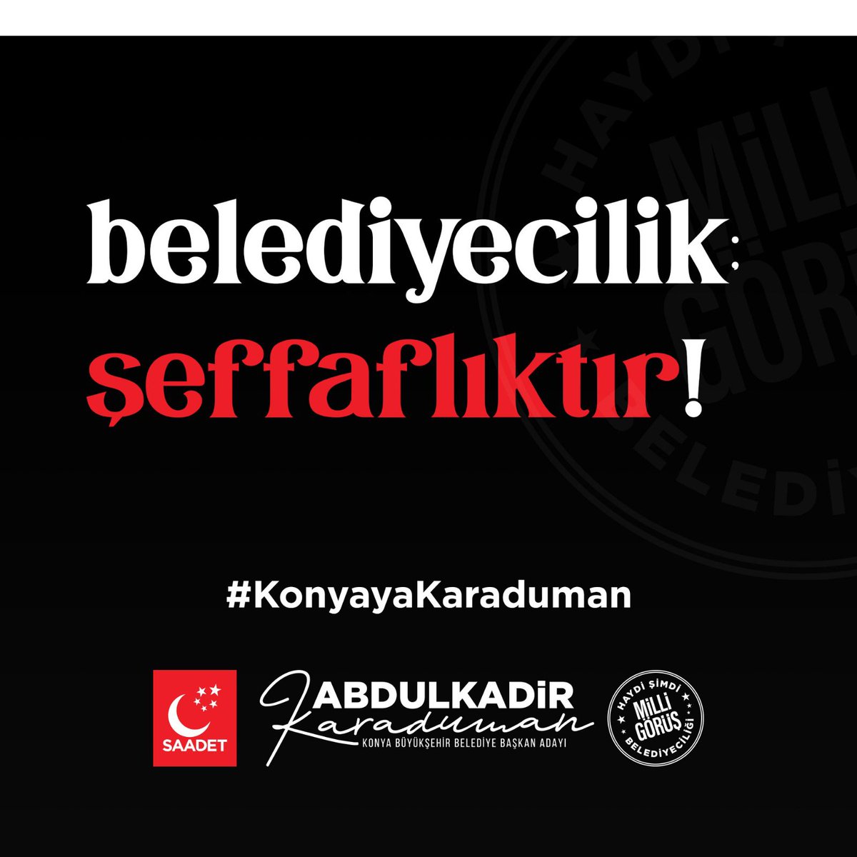saadetpartisi42's tweet photo. Belediyecilik şeffaflıktır !
#KonyayaKaraduman https://t.co/HNmtItNkS0