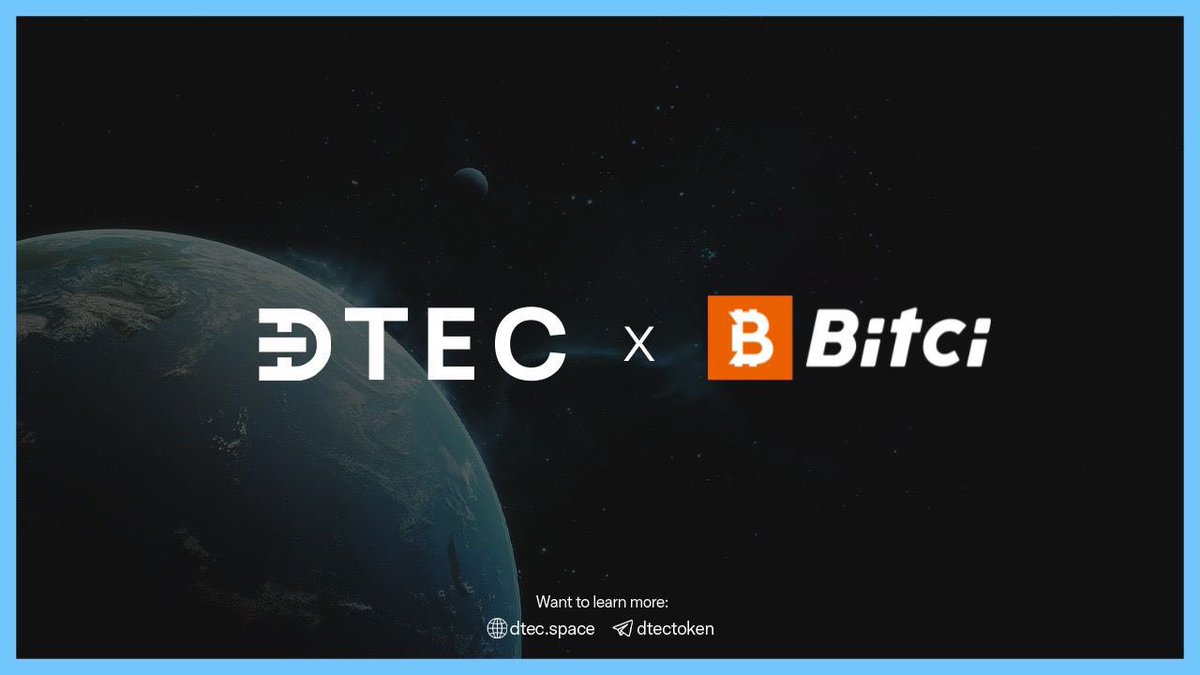 Dtec_AINetwork's tweet photo. We are pleased to announce our strategic partnership with @bitcicomtr, Turkey's fastest growing digital asset platform! 🔥 

Stay tuned for exciting news! 🤖 https://t.co/ggpQ2sBR2t