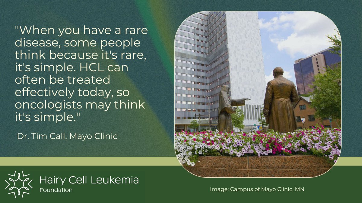 A rare disease like HCL can be misunderstood as less challenging, but variants can complicate diagnosis. Don't underestimate HCL; seek expert evaluation and treatment to manage the disease properly. Learn more from our recent webinar: hairycellleukemia.org/february-2024-…