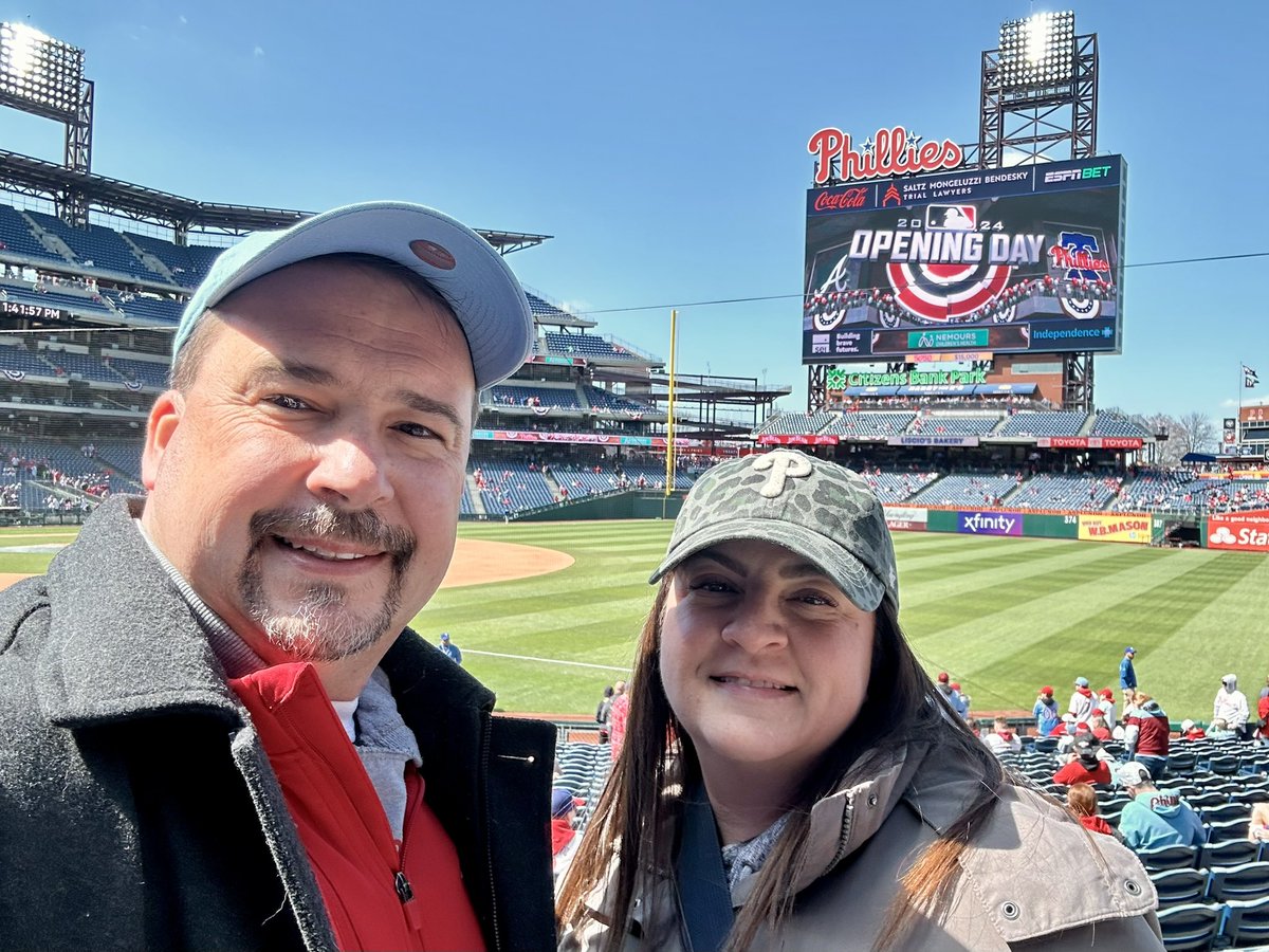 rickrollins23's tweet photo. Happy Opening Day! Let’s go Phillies. #phillies 
#kpmgcares https://t.co/HAiNB3uUNB