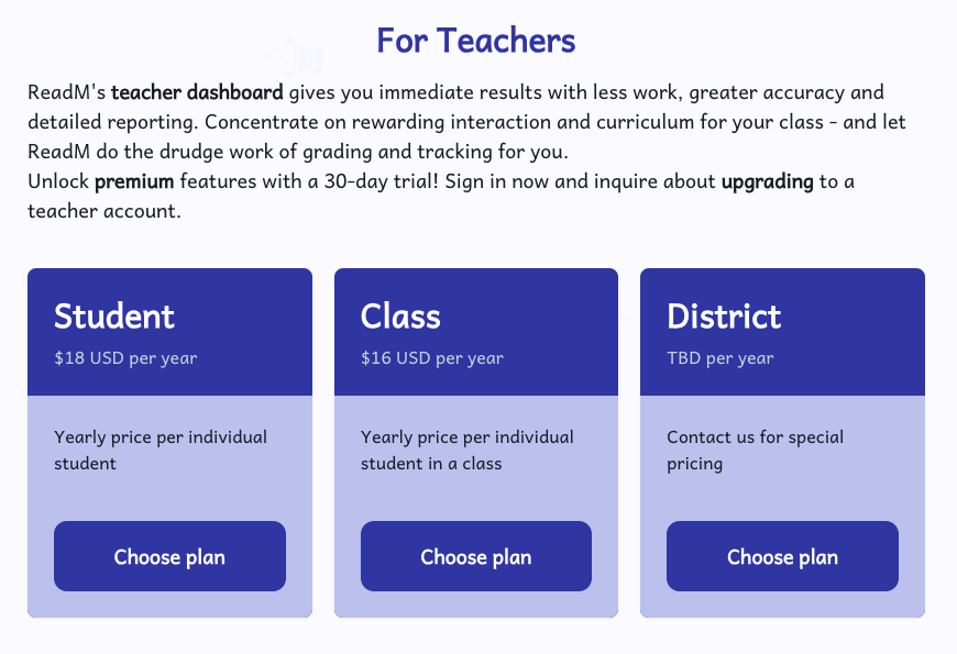 readm_app's tweet image. Attention Teachers! 🚀 Unlock your full potential with Readm&apos;s all-in-one platform. Seamless lesson planning, engaging student interactions, and streamlined grading - all at an unbeatable price! 💰 #EdTech  readm.app and take advantage of our limited-time sale.