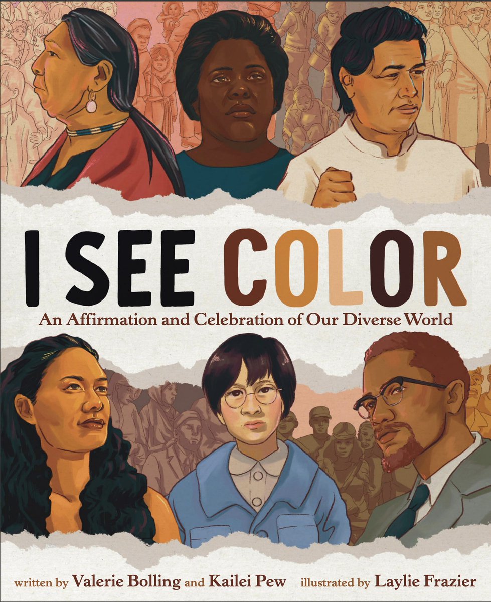 Wow. This book. I SEE COLOR: An Affirmation and Celebration of Our Diverse World by @valerie_bolling, @KaileiPew, and #layliefrazier is powerful, affirming, heart-tingling, and just really, really wonderful. Put this one on your lists. I'm preordering now. Coming 5/8/24.