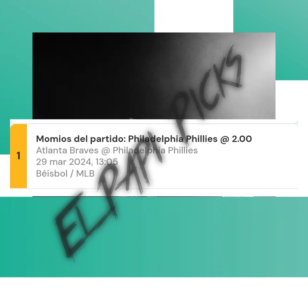 ElPapiPicks's tweet image. La de hoy, que la suerte nos acompañe!!!!

#casinomexico
#apuestasdeportivas
#apuestasvip
#apuestasmexico
#parleys
#stake10
#bets
#betsvip
#nbapuestas
#nhlapuestas
#futbolapuestas
#stakazo