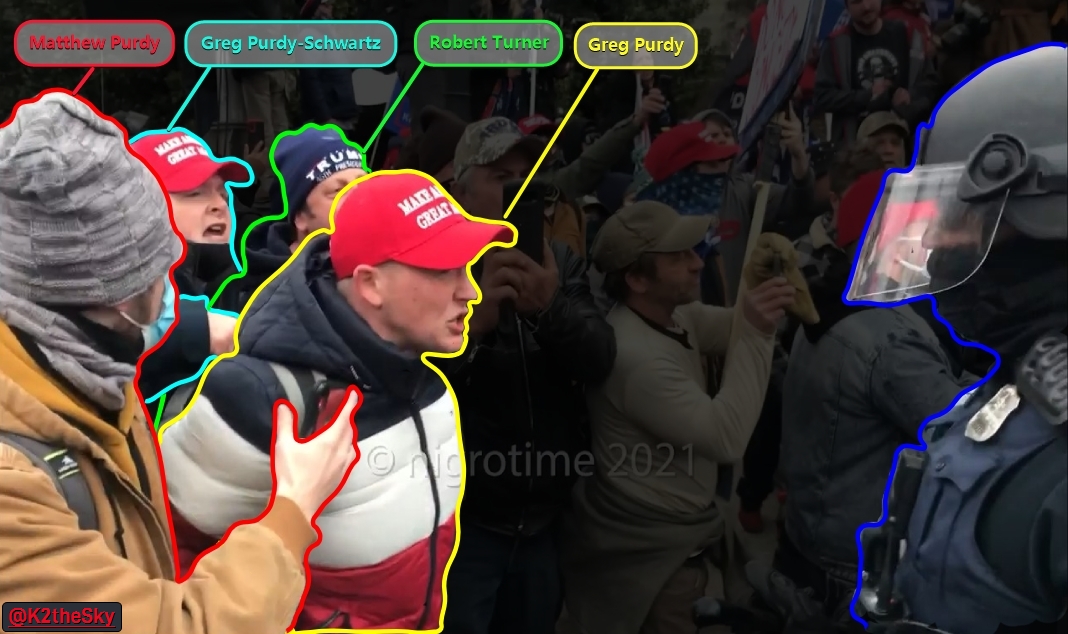 K2theSky's tweet photo. Delay delay delay delay. This legal strategy is straight out of the #J6 defendant's playbook. 🙄

Their companion #HatAskew, is mind-bogglingly uncharged, even though he's been identified 
👉by the FBI

➡️WANTED #FBI532
➡️IDENTIFIED  Greg Purdy-Schwartz
🚨NOT CHARGED🚨

#SeditionHunters #BabyFaceInsider #DeepBlueSquander  #Jan6thInsurrection #Jan6th