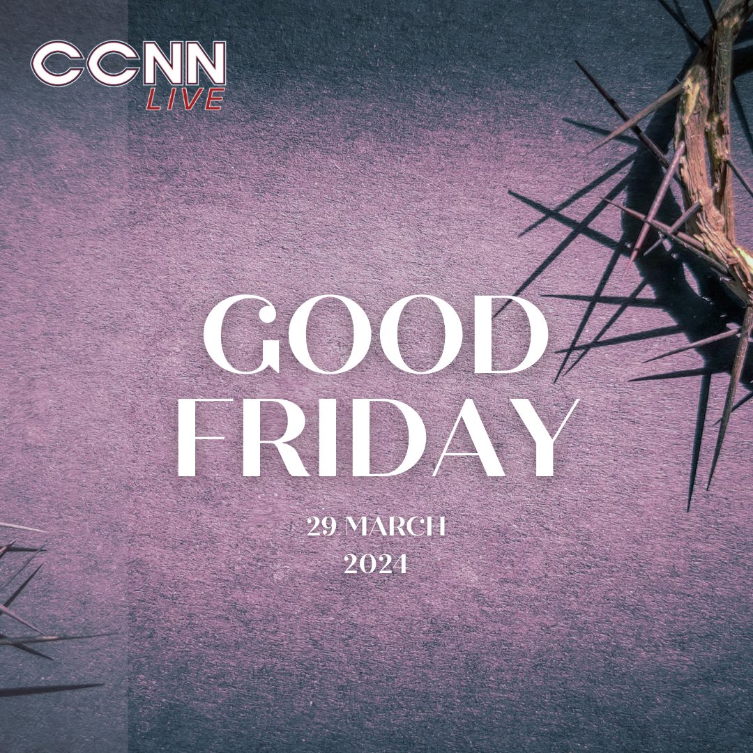Reflecting on Good Friday. A day for contemplation at CCNN Live. Wishing our community a day of peace. #GoodFriday #Adelante