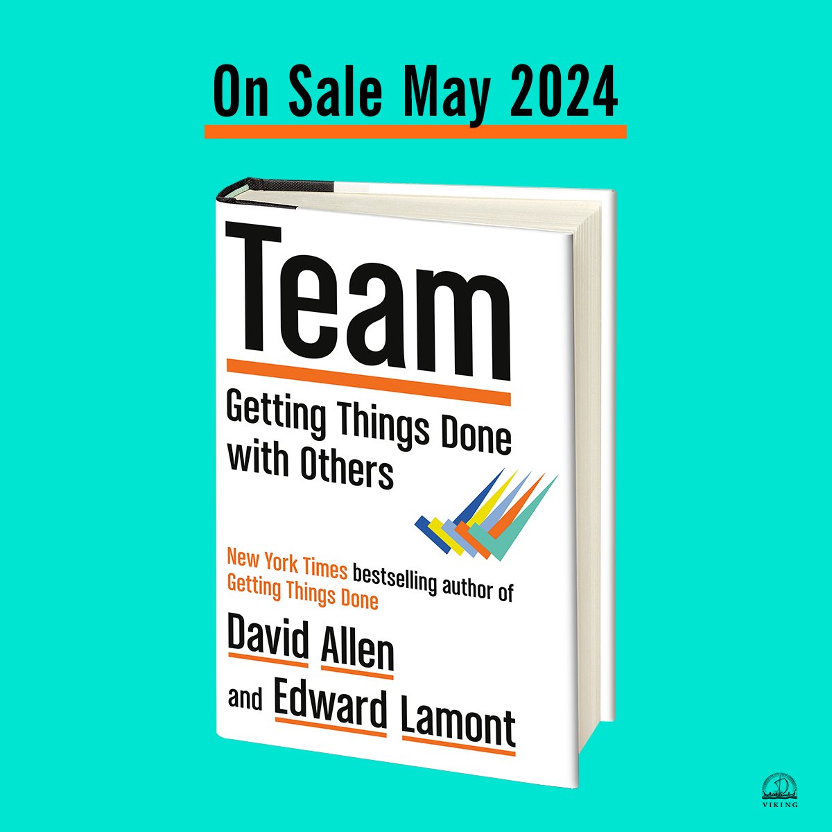 We're excited to announce the new book, Team - Getting Things Done with Others, will be out in May and you can preorder now via @VikingBooks 800ceoread.com/team #GTD #TeamGTD #TeamGTDwO