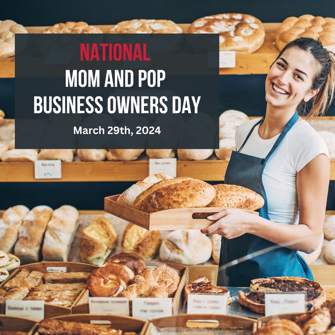 Celebrate today by supporting your local mom and pop businesses! 🍽