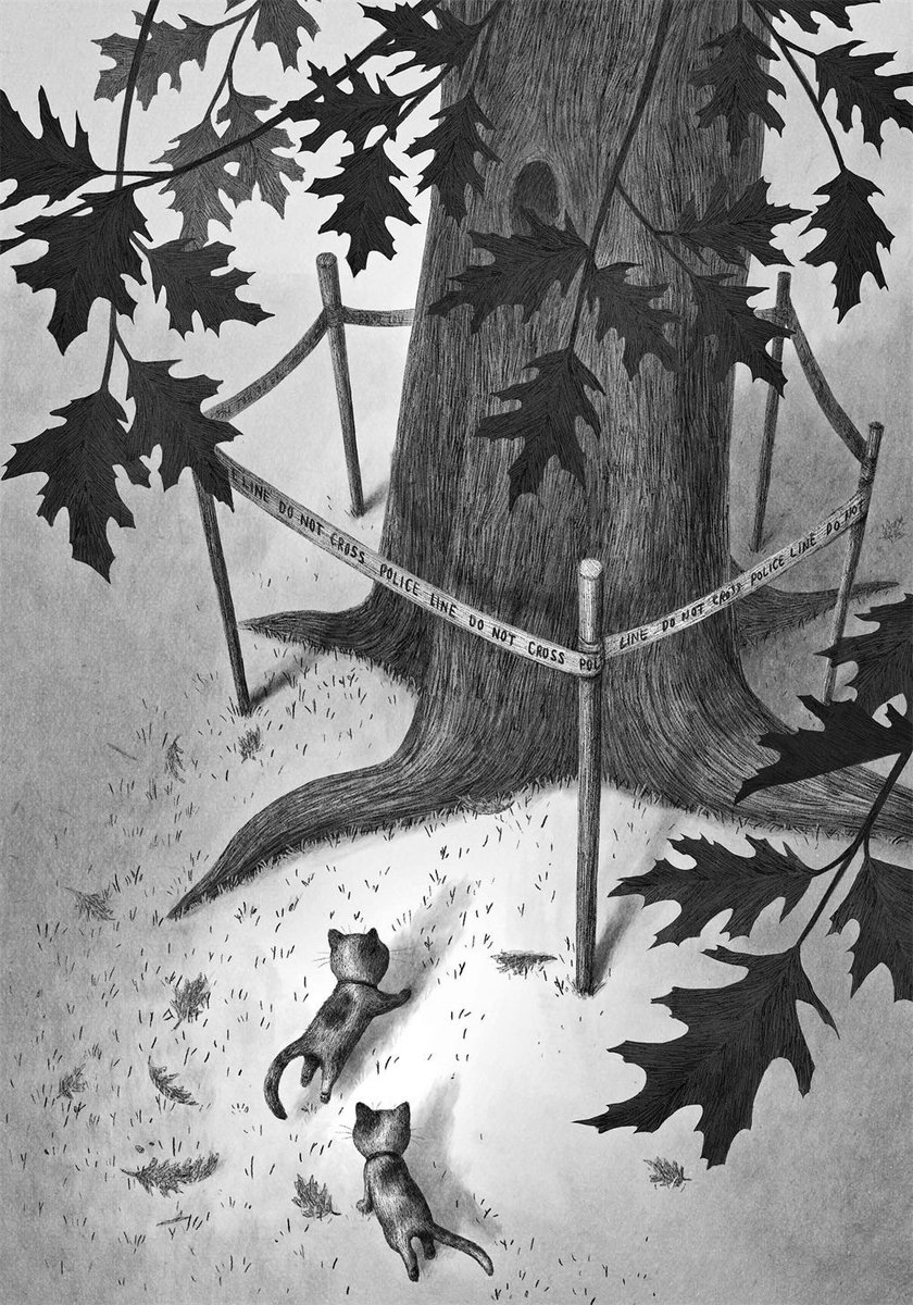 kaaauthor's tweet image. Another beautiful piece of #wishtree art from the one and only @minitreehouse. I&apos;ll always be grateful for Charles&apos;s work. ❤️🌳 @MacKidsBooks