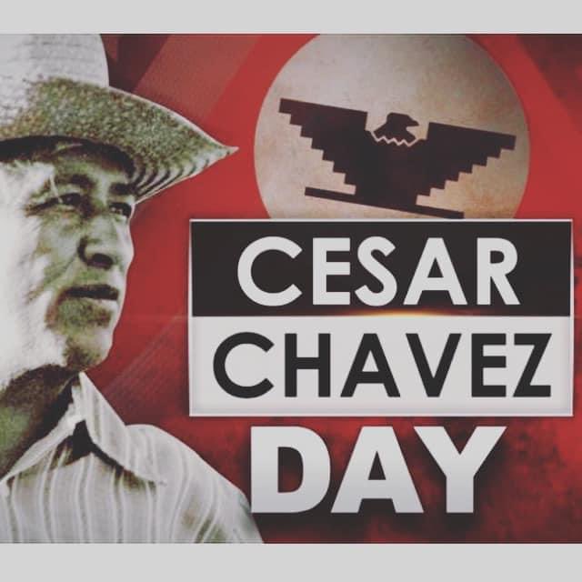 The spirit of Cesar Chavez lives in us and our work to demand dignity and justice for all people. #césarchávezday