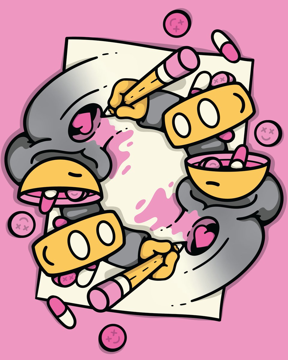 Dentinmyhead's tweet photo. An homage to my favorite MC Escher piece. https://t.co/PCpDjyEmuW