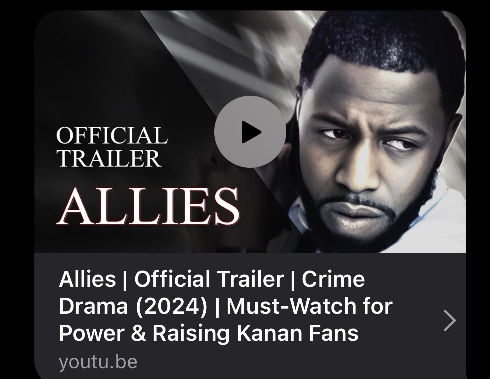 Allies is almost here! Join the movement. Tap the Youtube 'NOTIFY ME' button & give us a THUMBS UP so you don't miss out on the Allies Official Trailer premiere! 👇🏾👇🏾👇🏾 hi.switchy.io/LjYj