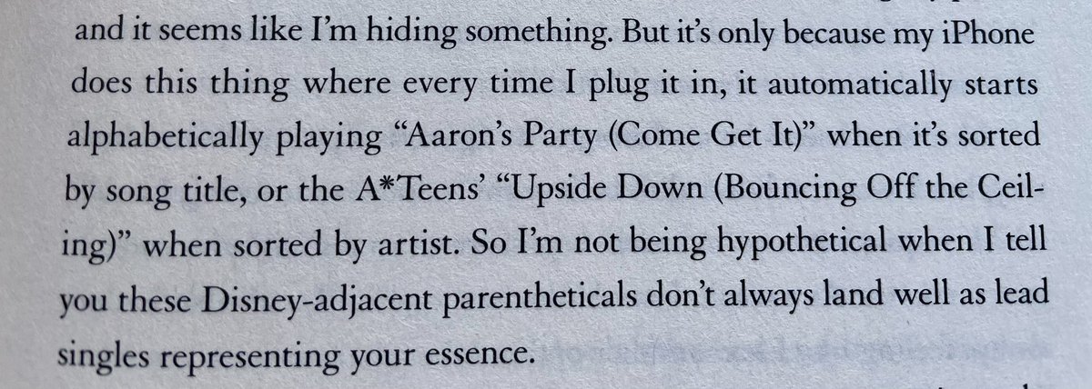 I’m almost finished with @BeThereInFive ‘s wonderful new book One in a Millennial, and I can’t believe she mentioned my favorite band ever A*Teens 😍🤩