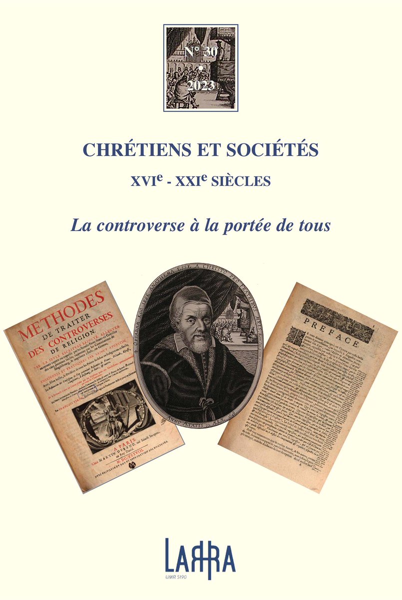 Le numéro de Chrétiens et Société XVIe-XXIe @LARHRA dirigé par @LonardJulien3 est maintenant accessible en ligne journals.openedition.org/chretienssocie… Bonne lecture à tous !