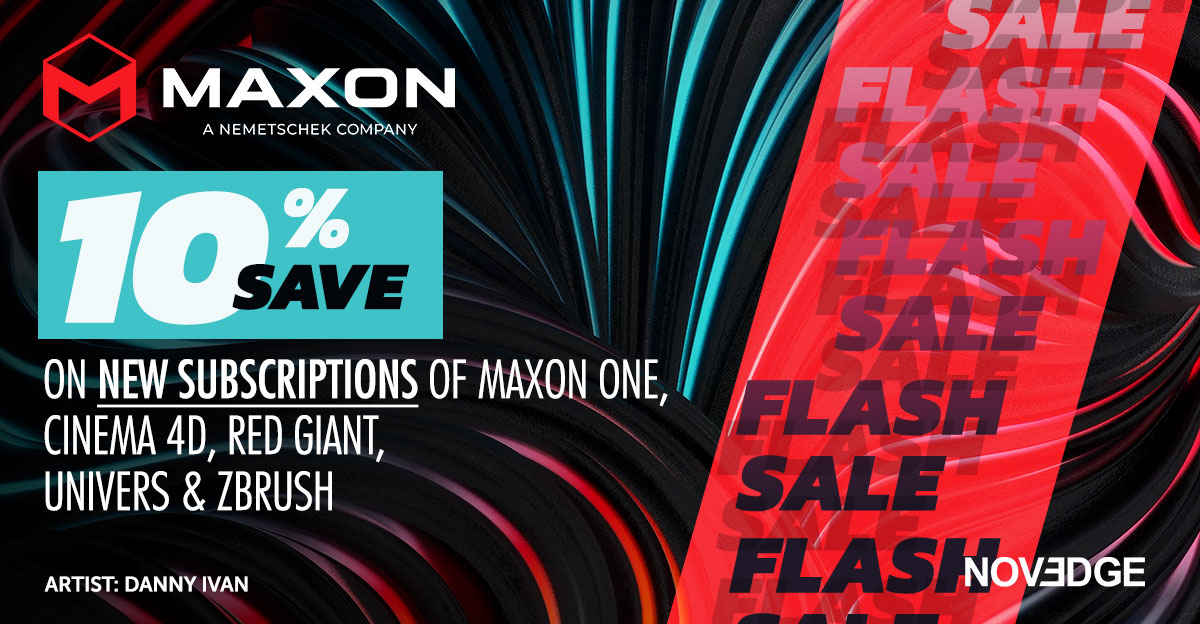 ENDING VERY SOON. For a limited time, enjoy 10% off on all new Maxon annual subscriptions! #Maxon #Cinema4D #RedGiant #ZBrush #Redshift ow.ly/IzMQ50QTzRn