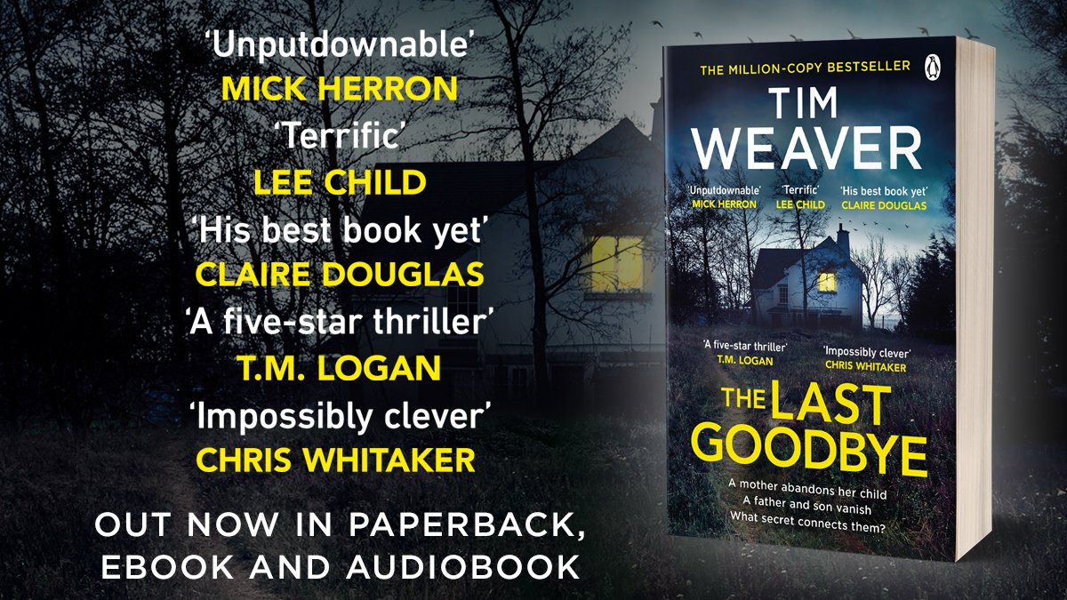 'The Last Goodbye floored me ... had me on the edge of my seat. Superb!' @Dougieclaire Dive into the world of #DavidRaker, pre-order #TheLastGoodbye by @TimWeaverBooks now: amzn.to/3xevlZh